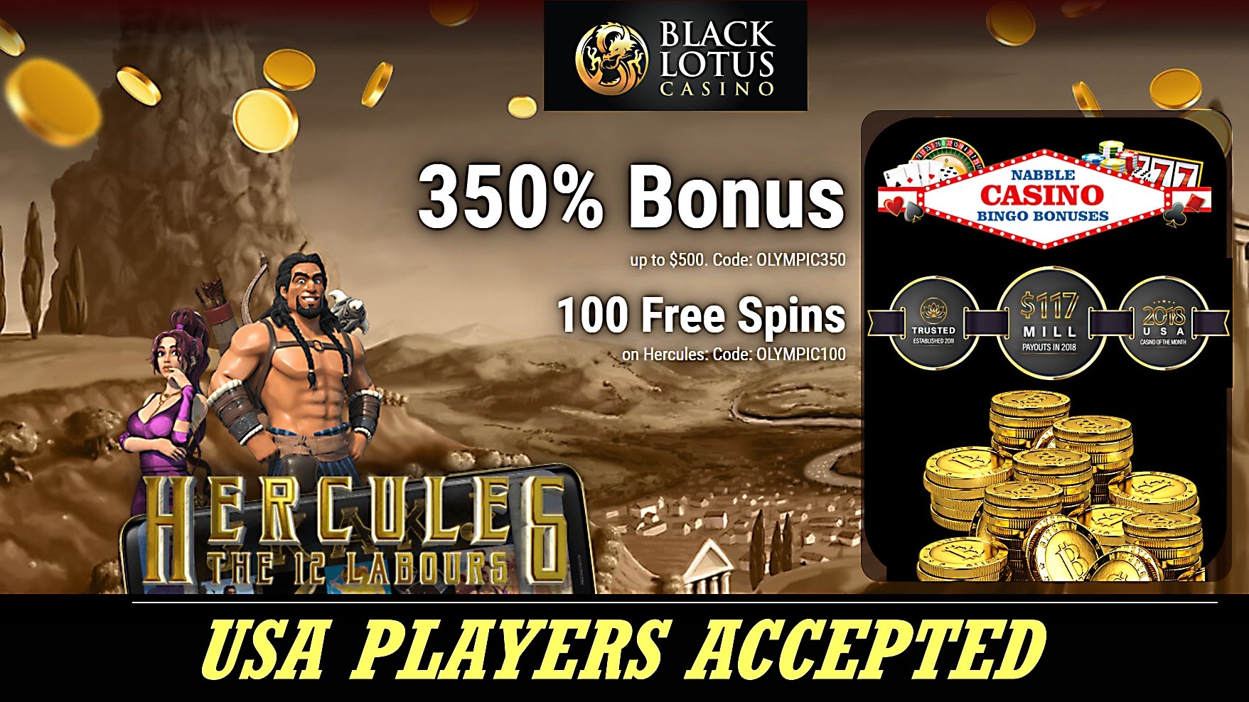 Black Lotus Casino Casino Bonuses 2021  300% Signup Bonus $1,000