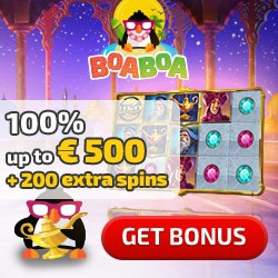 Boaboa Casino Bonuses 2021  100% Signup Bonus 500